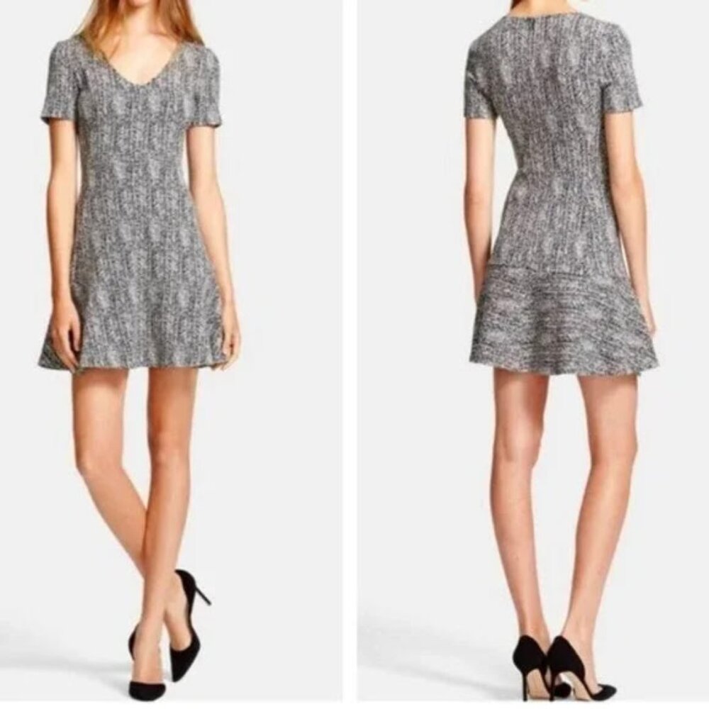 Theory Nikay V Parcel Tweed Dress Size 8